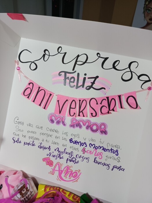 Caja Sorpresa con Tarjeta Canción - Imagen 3