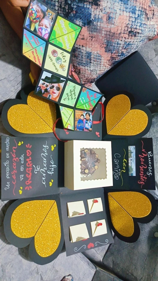 Caja explosiva corazón - Imagen 6